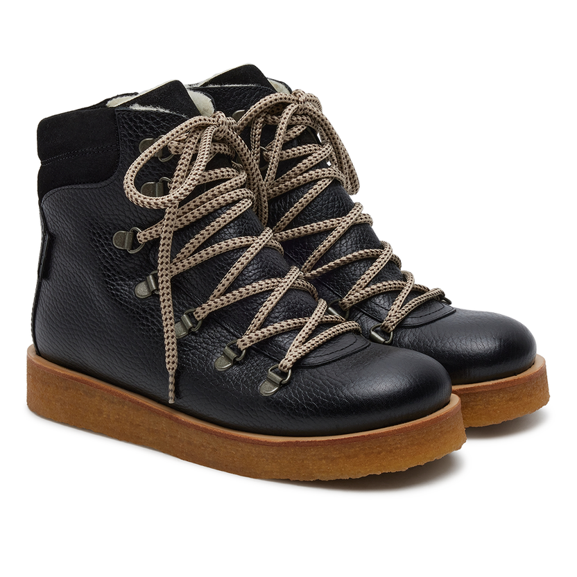 TEX-Boot Lace Up Zipper